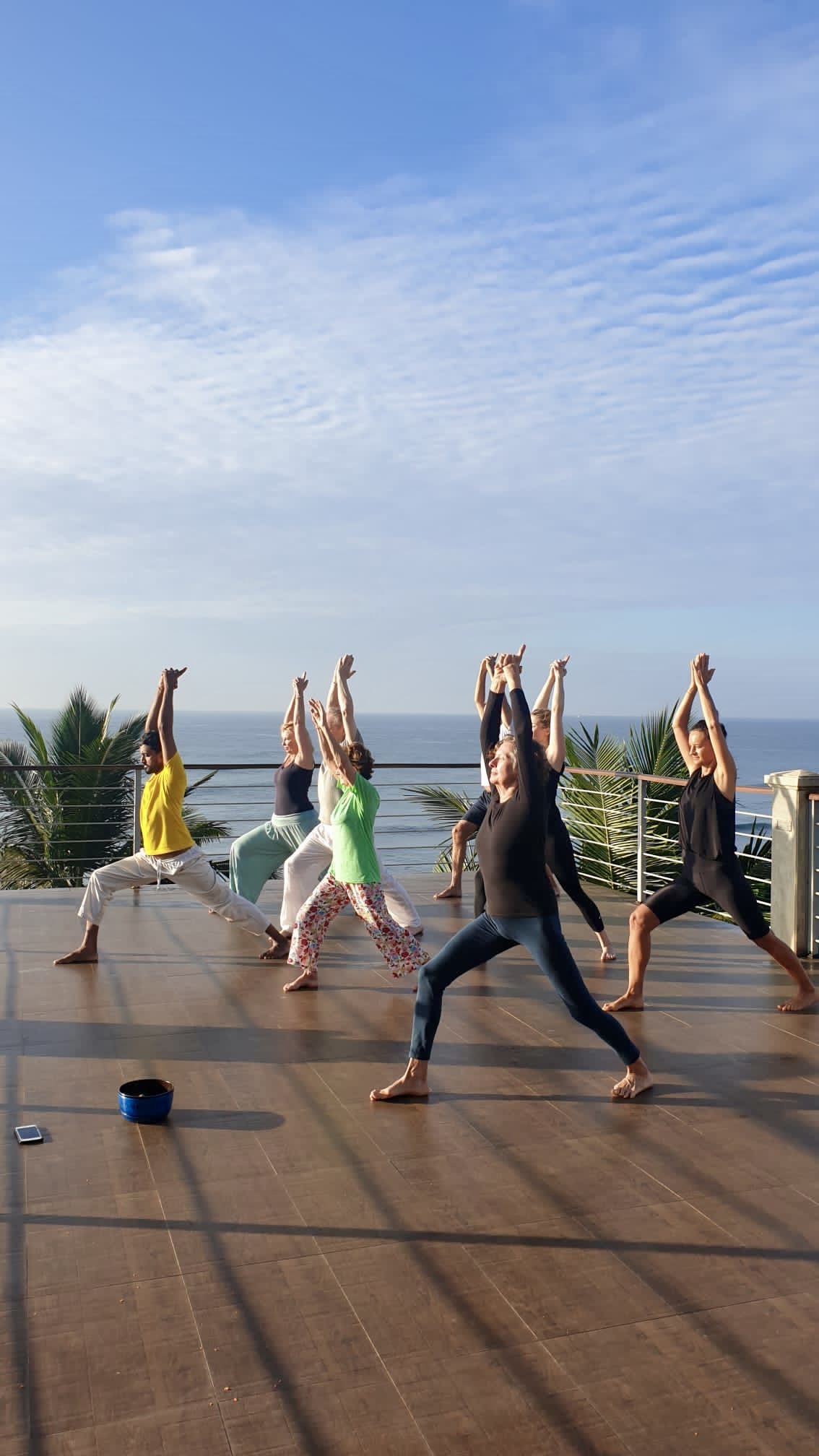 Yoga Gruppe im Sithnara Ayurveda Resort