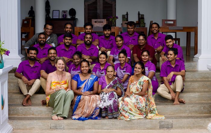 Teamfoto im Sithnara Ayurveda Resort