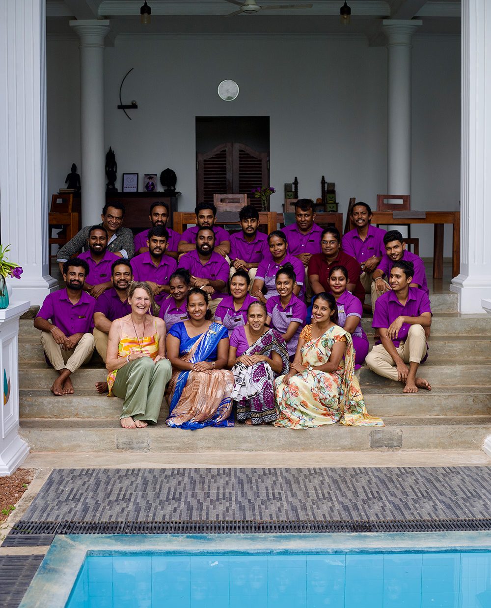 Teamfoto im Sithnara Ayurveda Resort